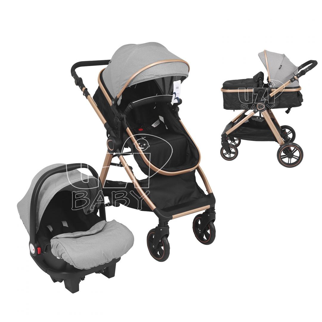 Coche paseador con porta bebé